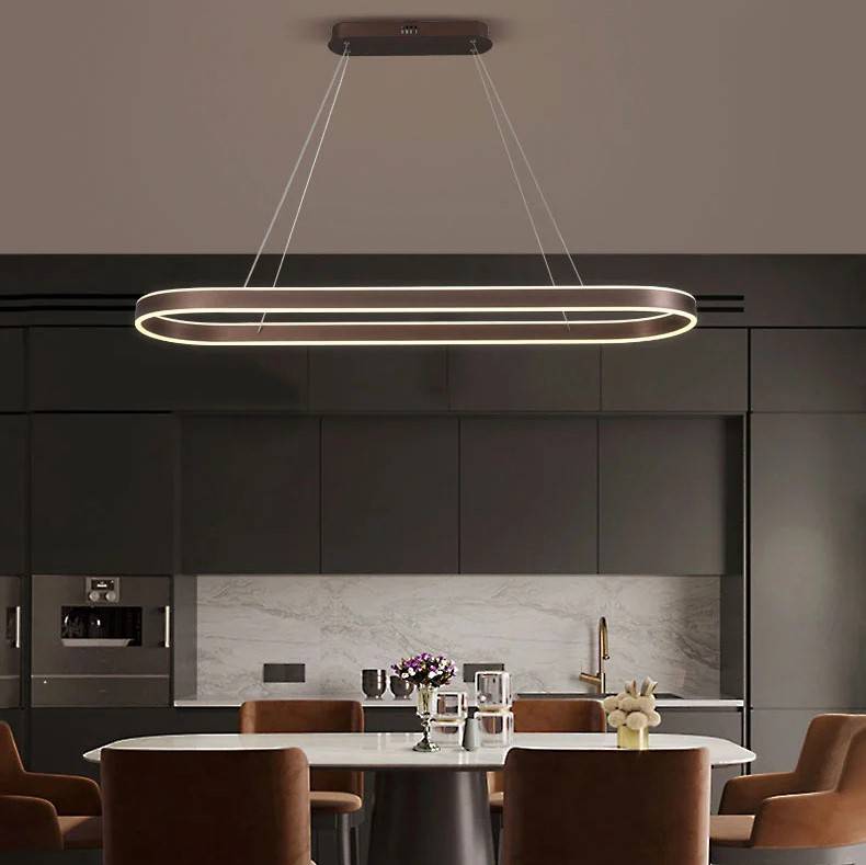 Rounded Rectangle Ring Pendant Chandelier Chandeliers Pendant Lights