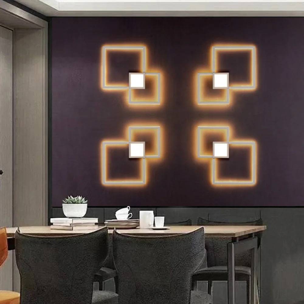 Creative Art Square Frame Wall Lights Wall Lamps (Indoor)