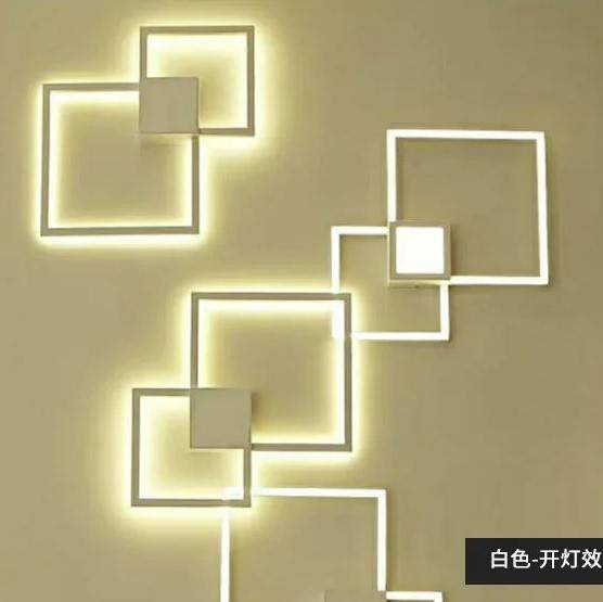 Creative Art Square Frame Wall Lights Wall Lamps (Indoor) Creative Art Square Frame Wall Lights Wall Lamps (Indoor)
