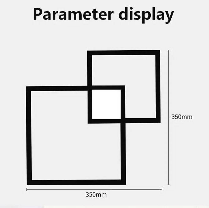 Creative Art Square Frame Wall Lights Wall Lamps (Indoor) Creative Art Square Frame Wall Lights Wall Lamps (Indoor)