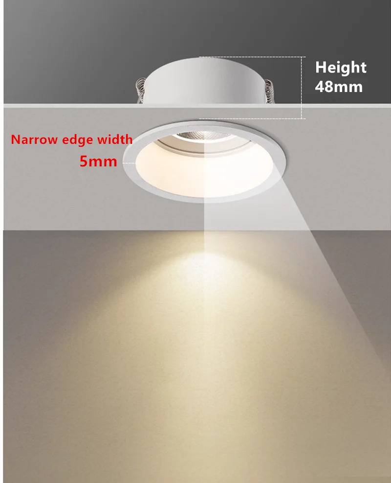 Recessed Dimmable LED Ceiling Spotlights LED Ceiling Downlights