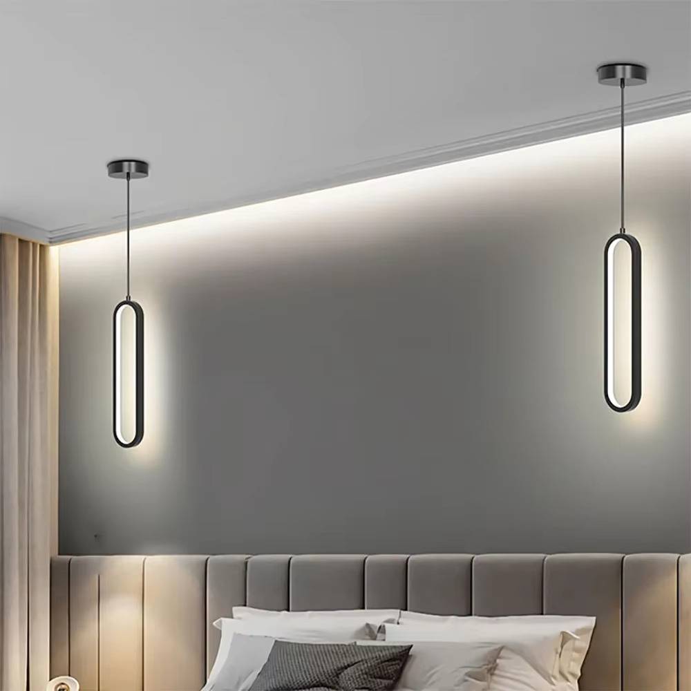 Modern Rounded Rectangle LED Pendant Lights Pendant Lights