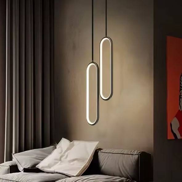 Modern Rounded Rectangle LED Pendant Lights Pendant Lights Modern Rounded Rectangle LED Pendant Lights Pendant Lights