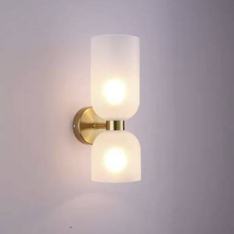 Up and Down Dual Glass Shades Wall Light Wall Lamps (Indoor) Up and Down Dual Glass Shades Wall Light Wall Lamps (Indoor)