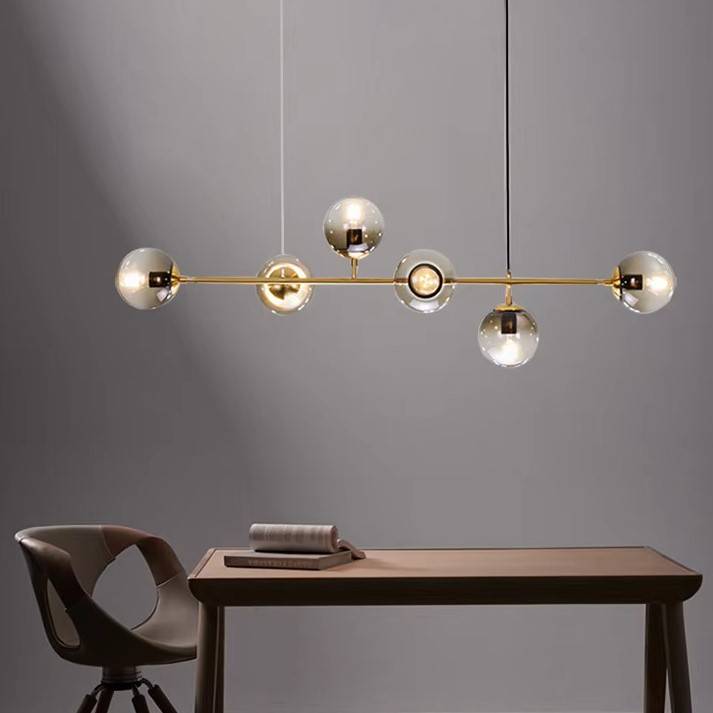 Linear Glass Ball Pendant Chandelier Chandeliers Pendant Lights