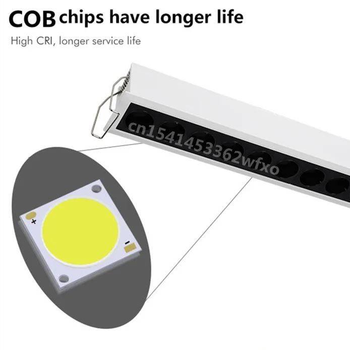 Waterproof Multi LED Recessed Linear Downlights  LED Ceiling Downlights