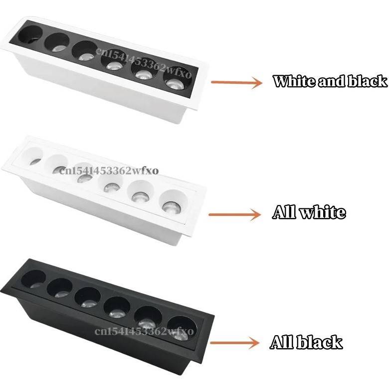 Waterproof Multi LED Recessed Linear Downlights  LED Ceiling Downlights