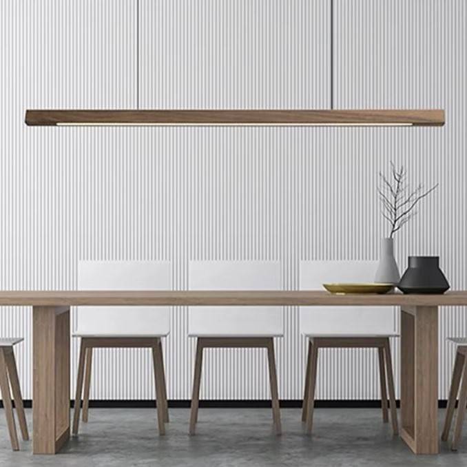 Sensor Controlled Linear Wooden Pendant Light Chandeliers Pendant Lights Sensor Controlled Linear Wooden Pendant Light Chandeliers Pendant Lights