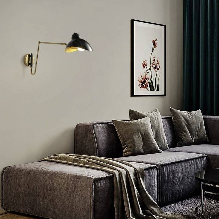 Adjustable Retro Long-Swing Arm Wall Lamp Wall Lamps (Indoor)