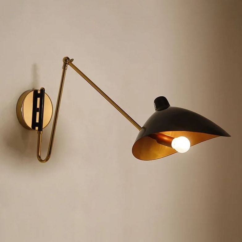 Adjustable Retro Long-Swing Arm Wall Lamp Wall Lamps (Indoor)
