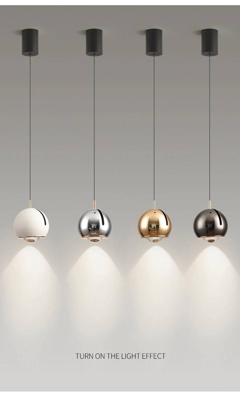 Angle Adjustable Globe Pendant Light Pendant Lights