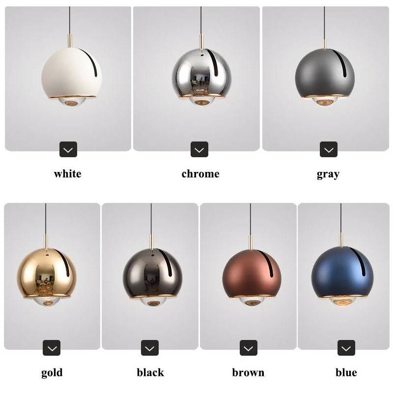 Angle Adjustable Globe Pendant Light Pendant Lights