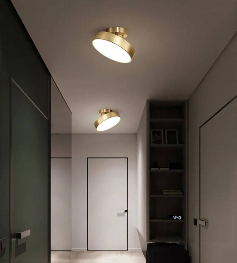 Modern Gold Led Ceiling Lights for Bedroom Hallway Corridor Balcony Round Decoration Lamp Lighting Chandelier Nordic Indoor LED Ceiling Downlights Modern Gold Led Ceiling Lights for Bedroom Hallway Corridor Balcony Round Decoration Lamp Lighting Chandelier Nordic Indoor LED Ceiling Downlights