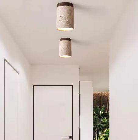 Flush Mount Stone Ceiling Lights LED Ceiling Downlights