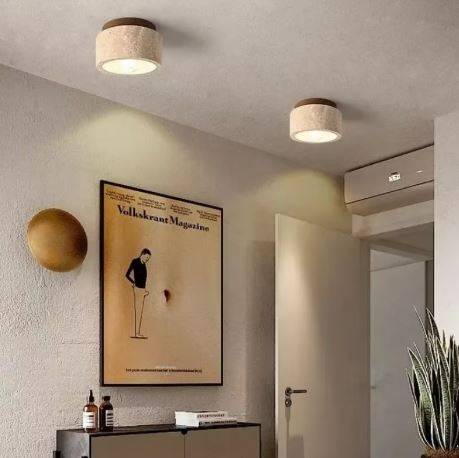 Flush Mount Stone Ceiling Lights LED Ceiling Downlights