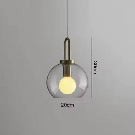 20cm Clear Glass