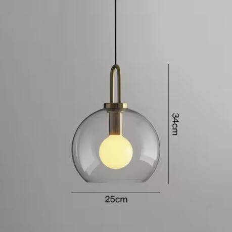 25cm Clear Glass
