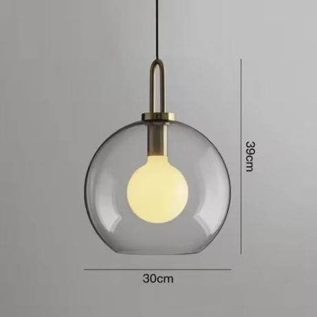 30cm Clear Glass
