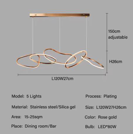 5 light Rose Gold
