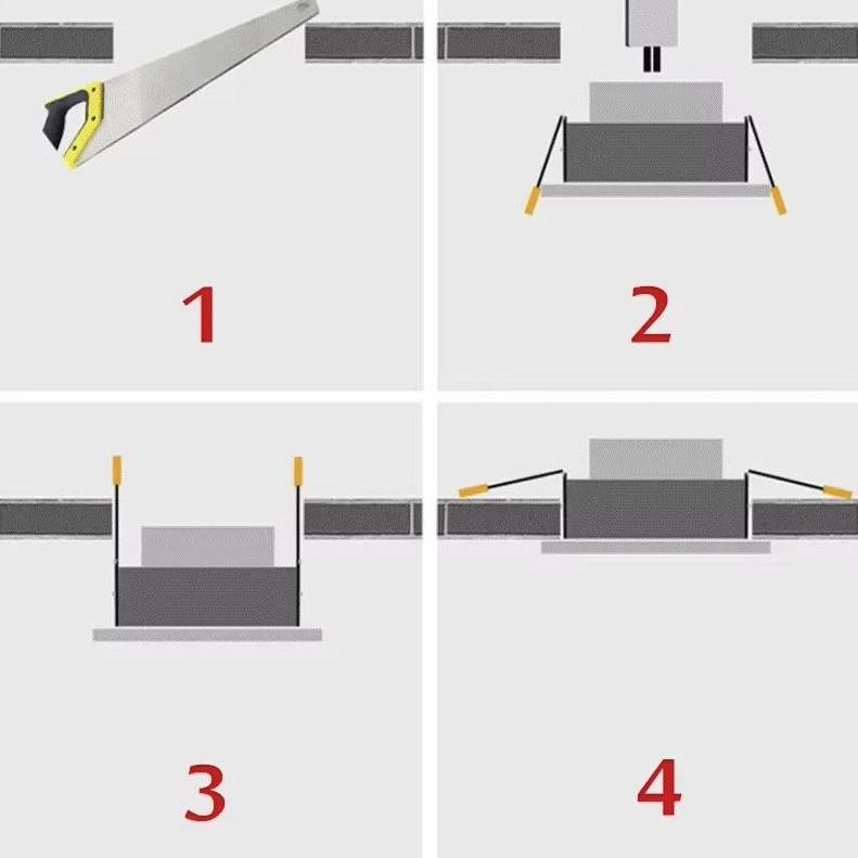 Recessed Waterproof Downlight For Bathroom LED Ceiling Downlights