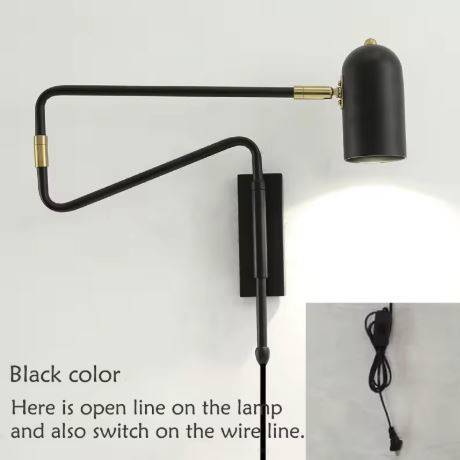 black with open line