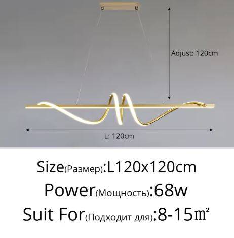 Gold 120cm 68W