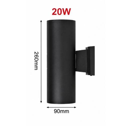 20W black