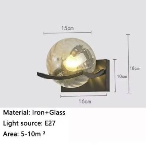 Amber Ribbed Glass