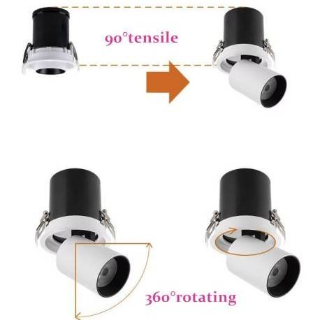 Stretchable Recessed Ceiling Downlights LED Ceiling Downlights Stretchable Recessed Ceiling Downlights LED Ceiling Downlights
