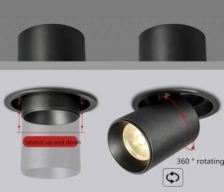 Stretchable Recessed Ceiling Downlights LED Ceiling Downlights Stretchable Recessed Ceiling Downlights LED Ceiling Downlights