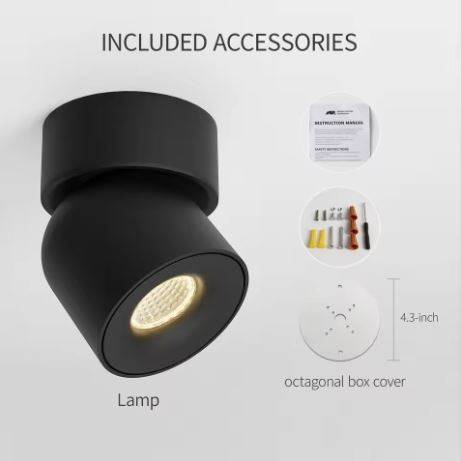 Black (9W Dimmable)