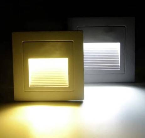 LED Wall Lamps 3W Waterproof Corridor Hallway Corner Step Lights Recessed ​Balcony Staircase Decorative Kid Room Night Light Wall Lamps (Indoor)