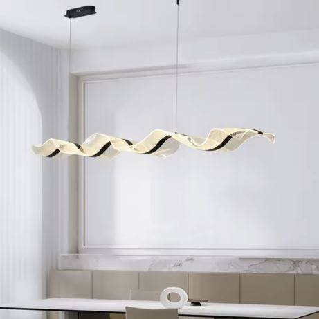 Modern Water Ripple Linear Pendant Light Chandeliers Pendant Lights Modern Water Ripple Linear Pendant Light Chandeliers Pendant Lights